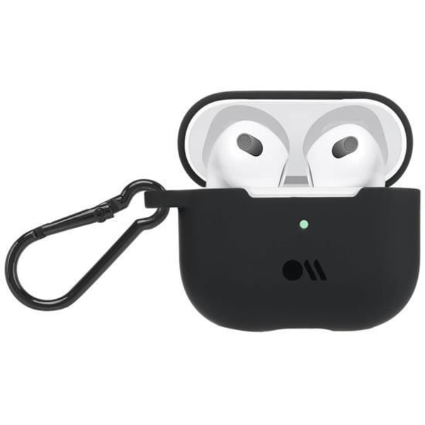 Cover - Case Mate - Airpods (3. generation) - Sort - Syntetisk - Fuld beskyttelse Svart