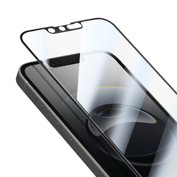 Hærdet Glas til iPhone 16, Slidstærk, Anti-rids, Panzer Glas, Transparent Vit