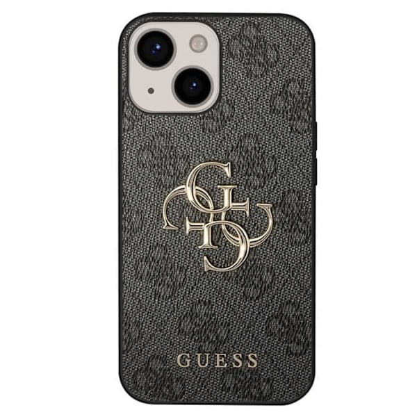 Coque til iPhone 13 Mini Præcise Udsparinger og Opadvendte Kanter Guess Sort Svart
