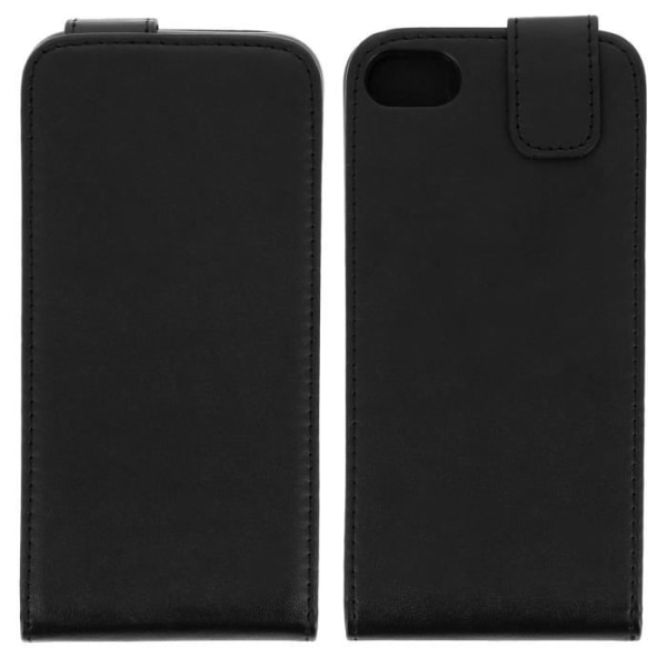 Vertical Flip Case iPhone 7 och iPhone 8 - Skydd Svart