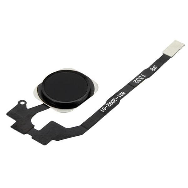 Hjemmeknap komplet - AVIZAR - iPhone 5S / SE - Sort - Forbindelseskabel inkluderet - 20 g Svart