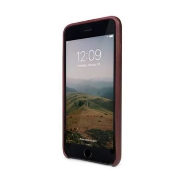 Marsala læderetui til iPhone 7 Plus - 8 Plus - Twelve South - Rød