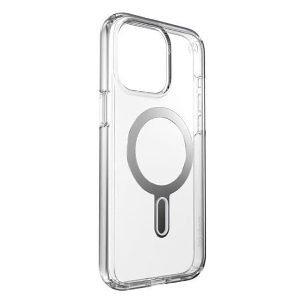 Speck Presidio Click-Lock Fodral för iPhone 15 Pro Max Klart/Silver