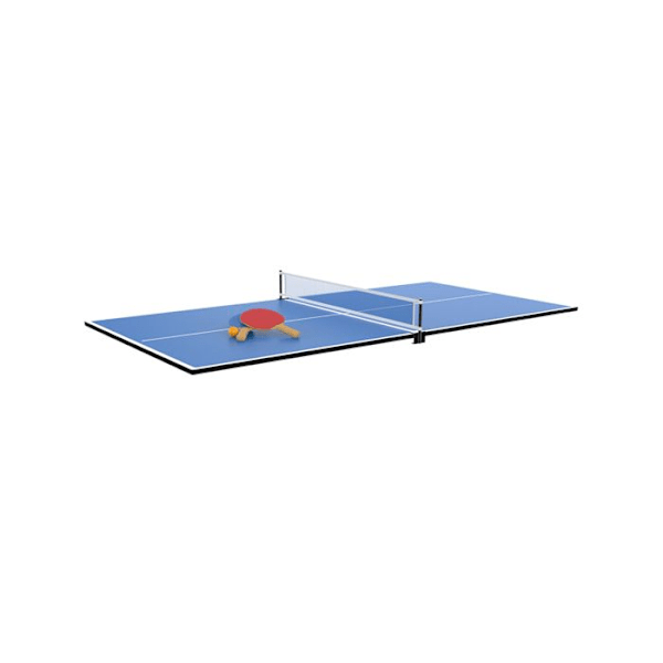 Vändbar kornig svart pingisbricka - Svart Kornig svart