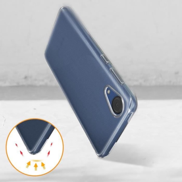Samsung Galaxy A03 Core joustava ohut ja kevyt kotelo - Läpinäkyvä - AVIZAR - Pehmeä - Valkoinen Transparent