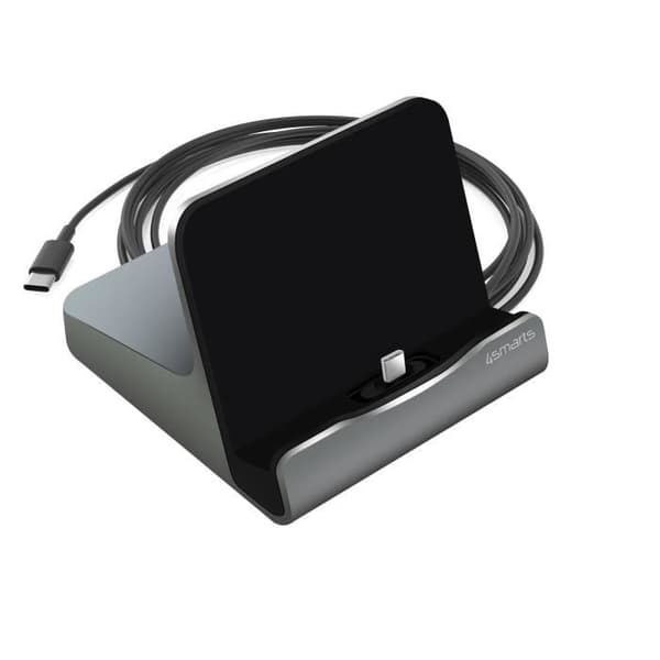 Latausasema Tableteille - 4SMARTS - VoltDock - USB-C - Power Delivery 60W - Quick Charge 3.0