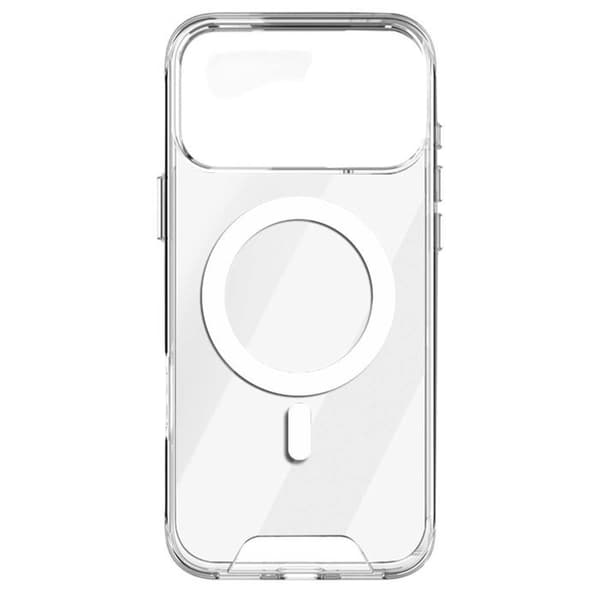 MagSafe Cover - MW - iPhone 17 Pro Max - Transparent - Stødabsorberende - Elegante Vit
