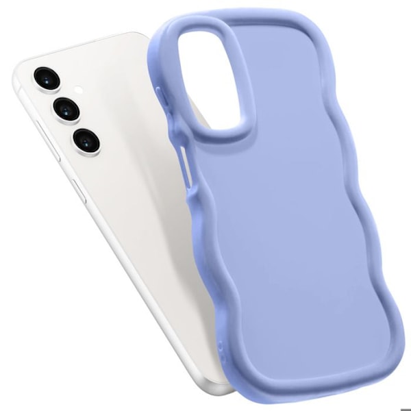 Coque för Samsung Galaxy S23 FE Silikon Stötsäker Candy Serie Lavendel Lila