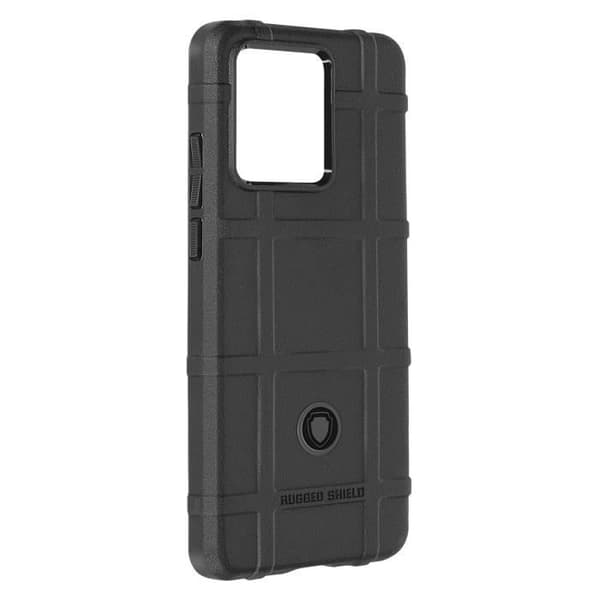Coque - AVIZAR - Rugged Shield - Sort - Reliefmønster - Effektiv beskyttelse Svart