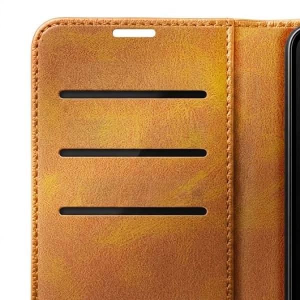 Columbia Wallet Case til iPhone 17. udgave med Støttefunktion Zanaé Lys Brun brun