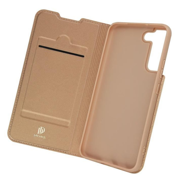Samsung Galaxy S22 Plus Fodral - DUX DUCIS - Korthållare - Stativfunktion - Rose Gold rosa guld