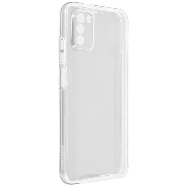 Xiaomi Poco M3-fodral Hårt ryggskydd och mjukt transparent front vit