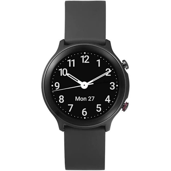 Doro Watch - Musta - Älykello rannekkeella - TPU-silikoni - 1,28" näyttö - Bluetooth - 45 g