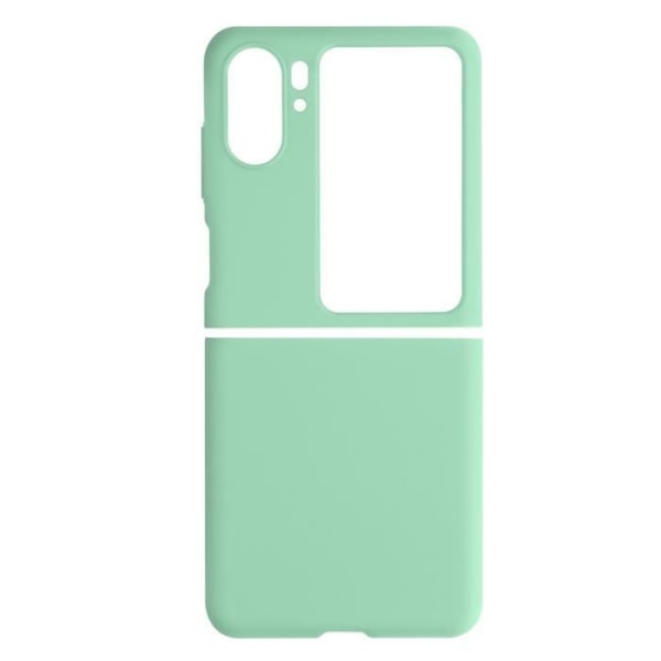 Fodral till Oppo Find N2 Flip - AVIZAR - Anpassad design - Styv polykarbonat - Ljusgrön - Vit Ljusgrön