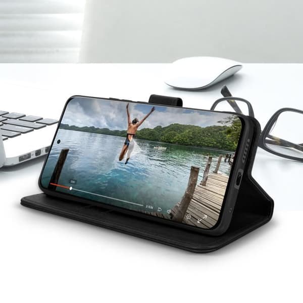 Cover - AVIZAR - Xiaomi Redmi Note 11 Pro - Standfunktion - Sort svart