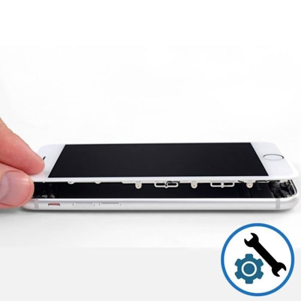 Apple iPhone 8 LCD-skærm Komplet Touch Block kompatibel - Hvid Hvid