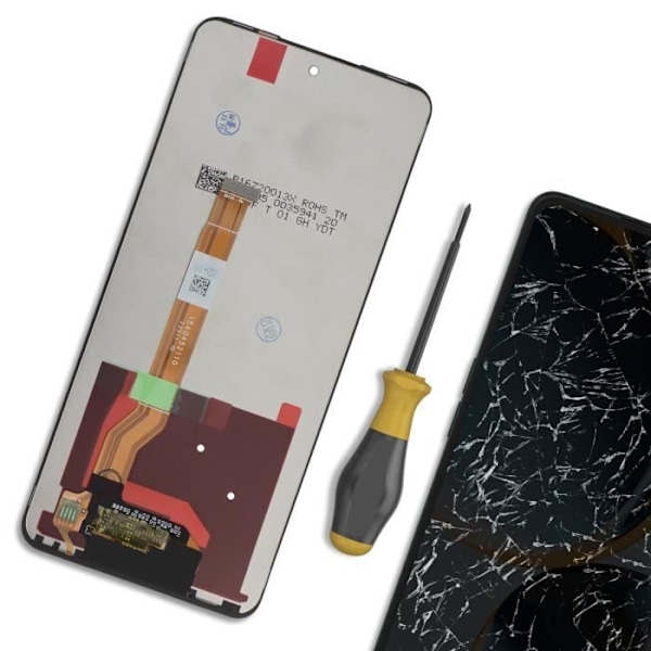 LCD-skærm og Touchscreen til OnePlus Nord CE 3 Lite Sort - AVIZAR - Skærmbytte - Hærdet glas Svart