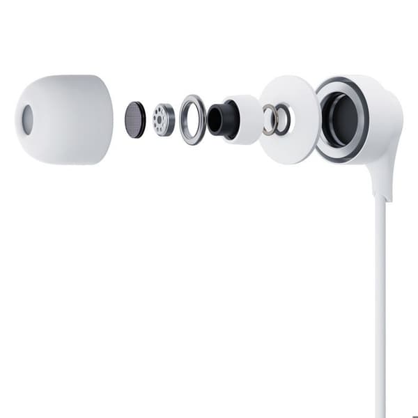 In-ear hörlurar - 3MK - USB-C - Vit - Svettsäker - Handsfree-set Vit