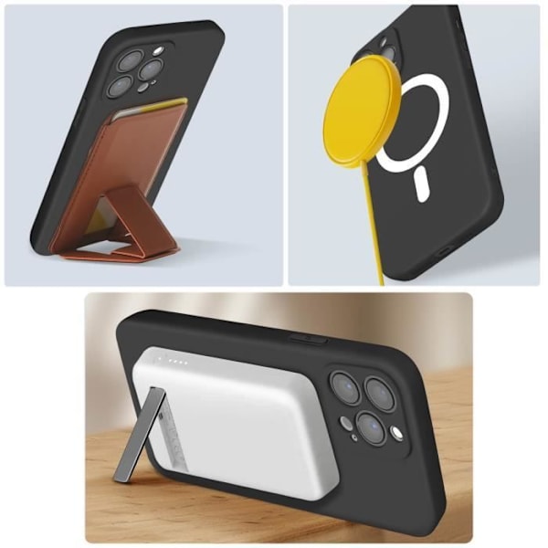 Coque MagSafe - Apple - iPhone 13 Pro Max - Sort - Semi-stiv - Effektiv beskyttelse Svart