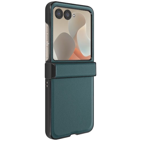 Coque Clapet för Motorola Razr 60 och 50 5G med Hängselskåda Grön Grön
