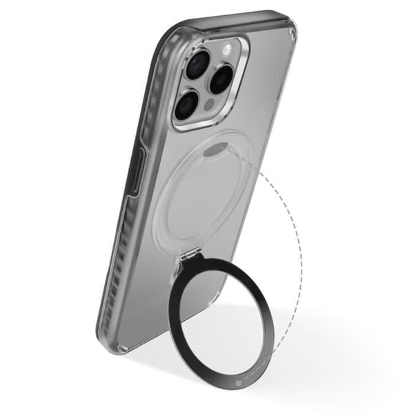 Coque - MagSafe - iPhone 13 Pro Max - Stötteabsorberande - Fällbart Stöd - Svart Svart