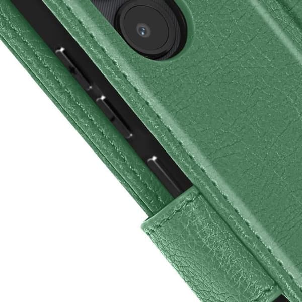 Etui til Xiaomi Redmi Note 12 - AVIZAR - Tegnebog og videounderstøttelse - Grøn - Halvstiv - Flap Grön