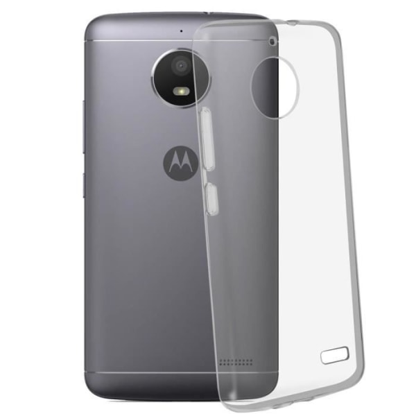 Motorola Moto E4 suojaava silikonigeelikotelo Ultraohut (0,33 mm) läpinäkyvä