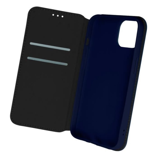 iPhone 13 Mini Case Flip Wallet Video Support Funktion Midnight Blue Midnattsblå