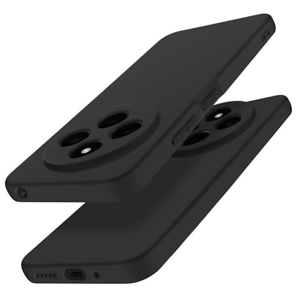 Coque för Redmi 14C Matt Ytfinish Mjuk Antichock 3mk Svart Svart