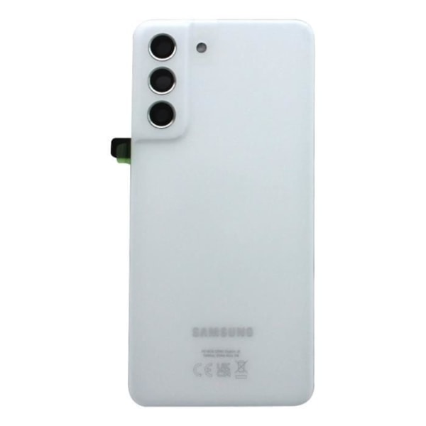 Samsung Galaxy S21 FE Batteri Cover Original Samsung hvid med linse