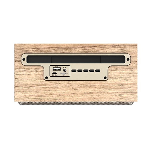 Langaton Bluetooth 5.0 8W Bronx -kaiutin älypuhelintelineellä, retrodesign, valkoinen/harmaa Vit grå