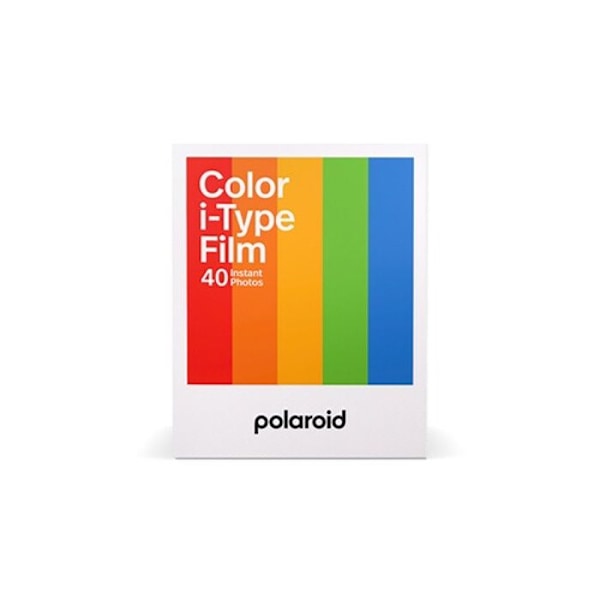 Paket med 40 i-Type POLAROID instant färgfilmer - ASA 640 - 10 min framkallning - vit ram
