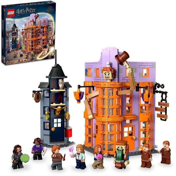 LEGO® Harry Potter 76422 Diagon Alley: Weasley, velhojen kepposet, lelu Flerfärgad