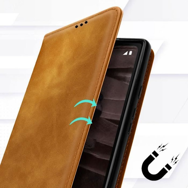 Google Pixel 7a Wallet Case Brunt etui