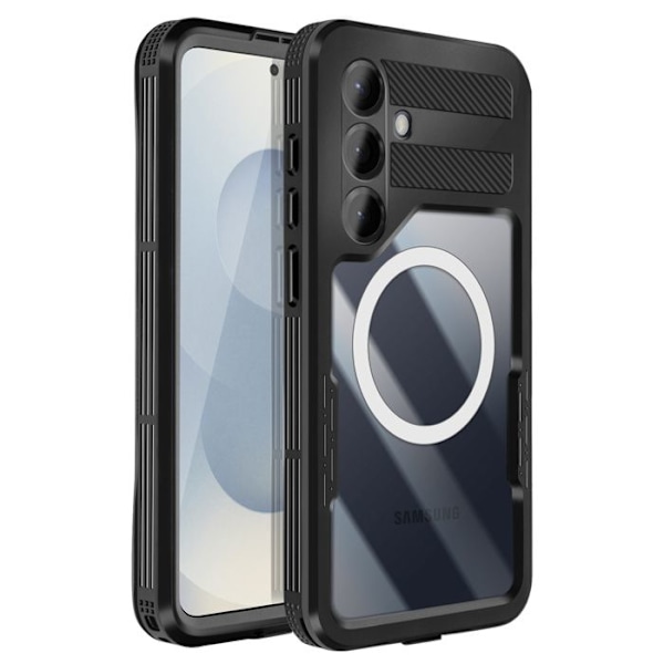 Coque Intégrale för Samsung Galaxy S25 Plus Vattentät MagSafe Redpepper Transparent Vit