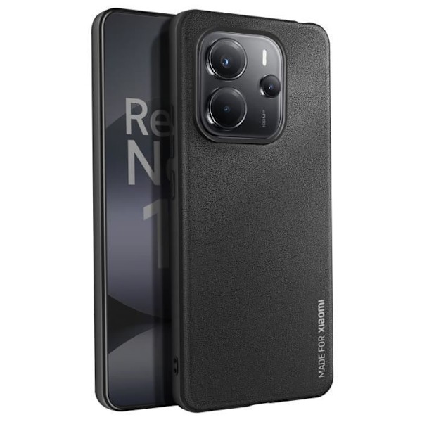 Skydd för Xiaomi Redmi Note 14 4G Stötresistent Matt Finish Tillverkat för Xiaomi Svart Svart