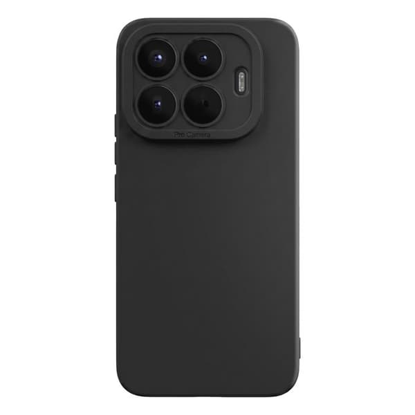 Silicone Cover til Xiaomi 17T Pro med Forstærkning til Kamerablok Sort Svart