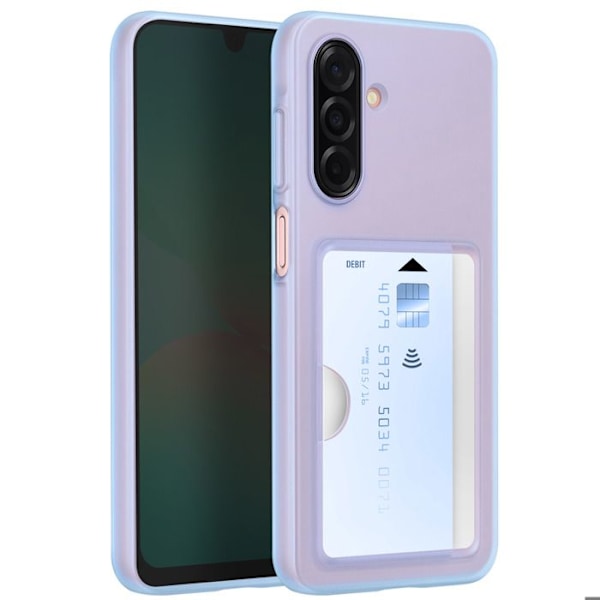 Coque för Samsung A26 Kortficka Silikon Soft touch Original Samsung Blå Blå