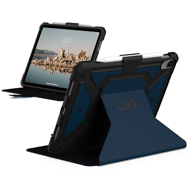 Tablet Cover Wallet - UAG - Metropolis - iPad 10.9 (2022) - Color Blue - Unisex Blå