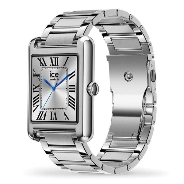 Ice Watch ICE smart TK 2.0 Rektangulær 1,41" Sølv — Smartwatch med stålarmbånd, AMOLED, IP68