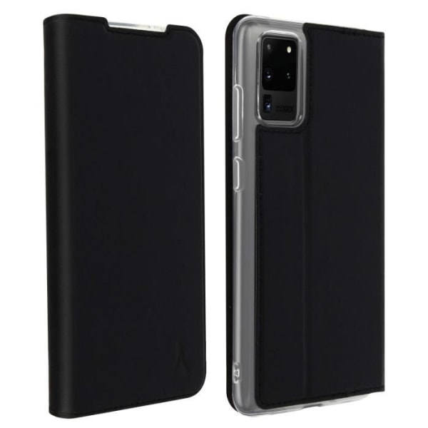 Smartphoneetui - Akashi - Samsung Galaxy S20 Ultra - Kreditkortholder - Videostøtte - Sort Svart