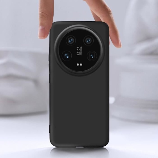 Kotelo Xiaomi 14 Ultra Soft Matte Putoamista estävälle 1,25m Iskunkestävä 3mk Musta Svart
