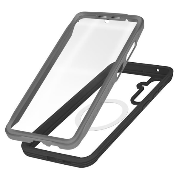 MagSafe Cover til Samsung Galaxy S23 FE Vandtæt Anti-Shock Redpepper Sort Transparent