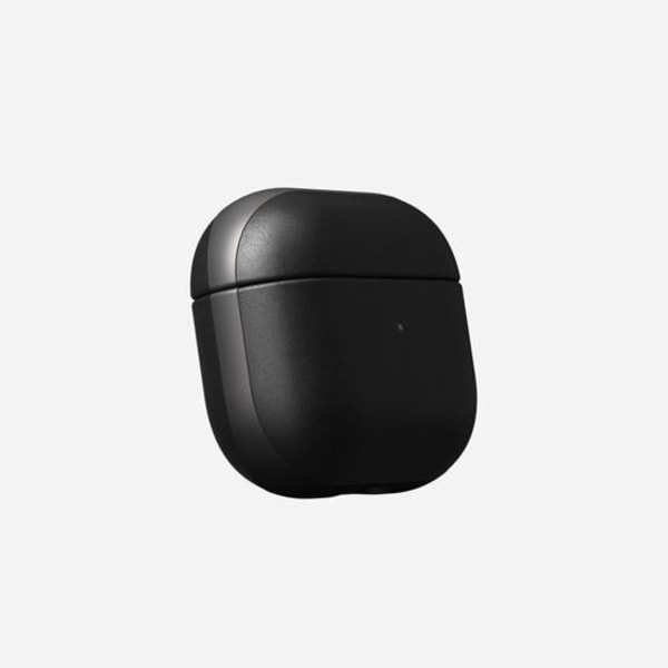 AirPods 3 Fodral - Nomad - Äkta läder - Svart - Modernt fodral - Klassisk design Svart