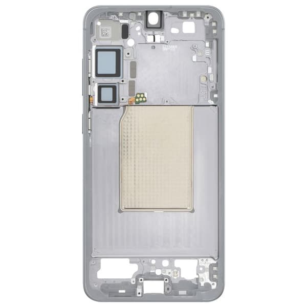 Originalt Centralt Chassis til Galaxy S25 Plus Præcis og Sikker Pasform Samsung Sølv Grå