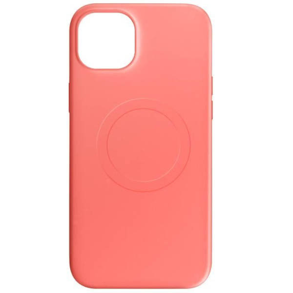 Beskyttelsesskal - AVIZAR - iPhone 15 Plus - Silikone Soft-touch - Korall - Stiv Korall