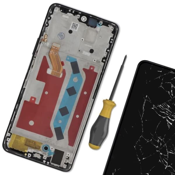 Bloc Complet - Honor - Magic 4 Lite 5G - LCD Skærm - Touch Glas - Sort Svart