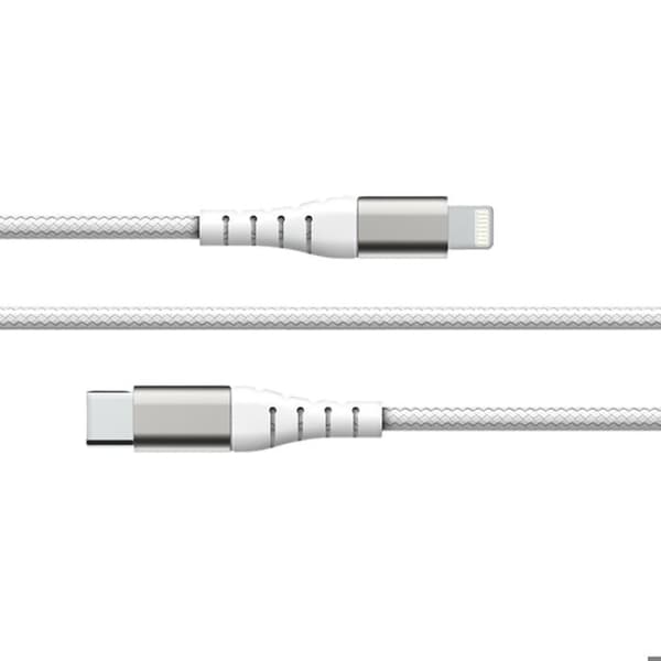 USB-C til Lightning-kabel - FORCE POWER - MFi - 60W PD (3A) - 2 m - Forstærket flettet
