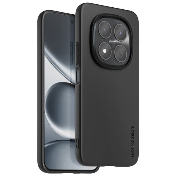 Cover til Redmi Note 15 Pro 5G Soft Touch Stødabsorberende med Forhøjede Kanter Xfm Sort