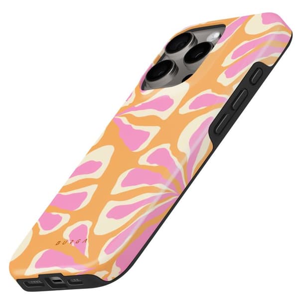 Coque MagSafe til iPhone 16 Pro Max Elegant Aloha Mønster Burga Multifarvet Svart